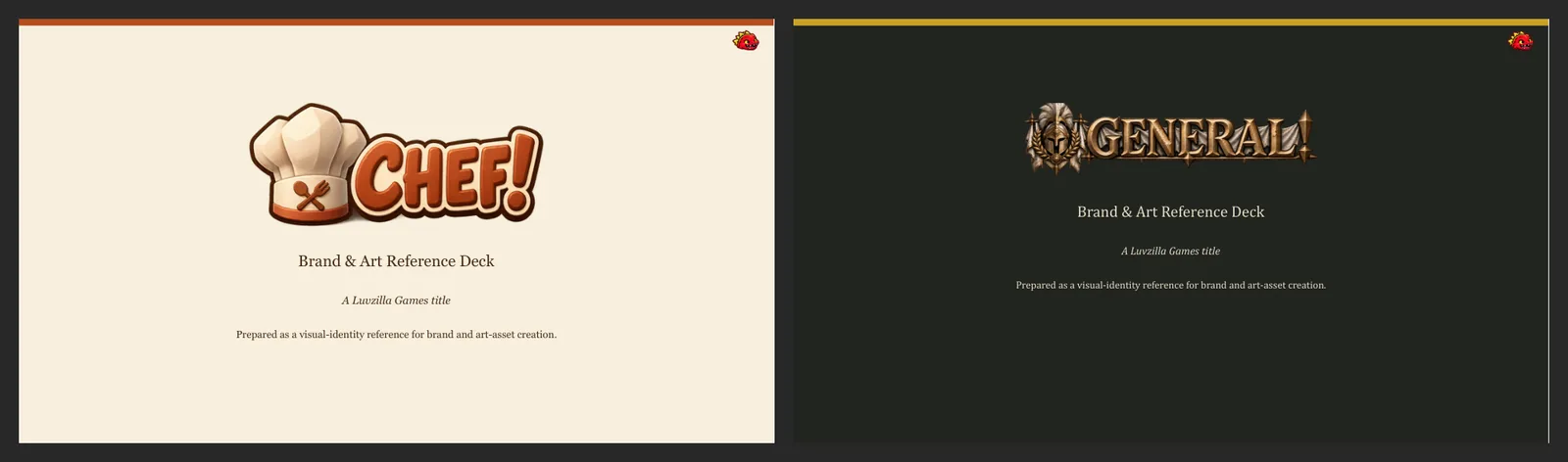 Brand decks for CHEF! and GENERAL!, screenshot