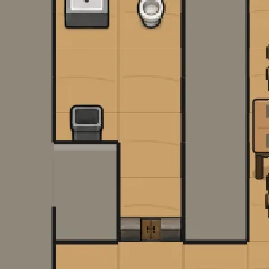 Chair/Seat Rendering Polish Pass, Real Bathroom Door Sprite, screenshot