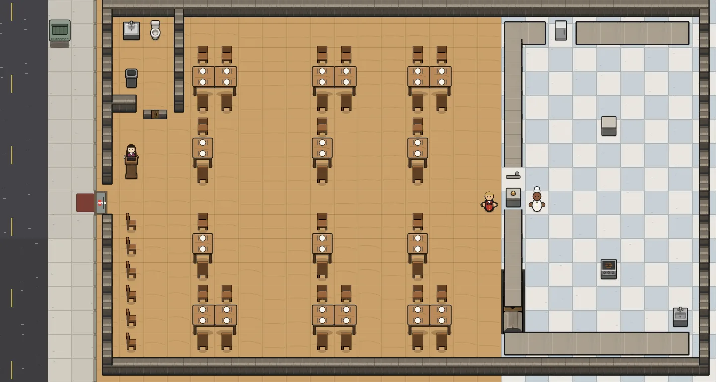 Waiting Chairs, Pawn Side-Facing, Podium Queue Gate, Spawn Collision Fix, screenshot