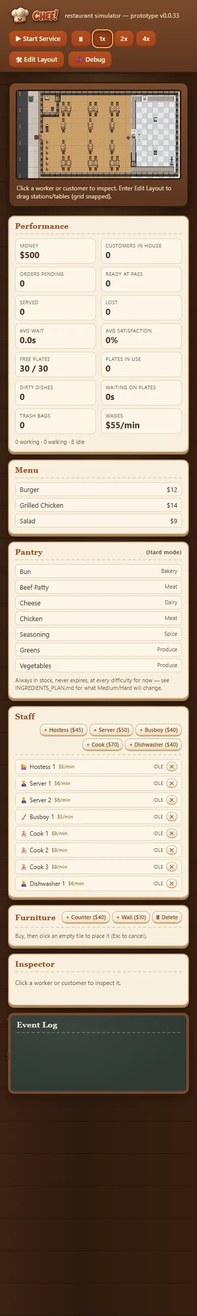 The Interface Gets CHEF!'s Look, screenshot