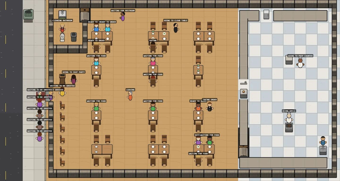 One Person in the Bathroom at a Time, screenshot