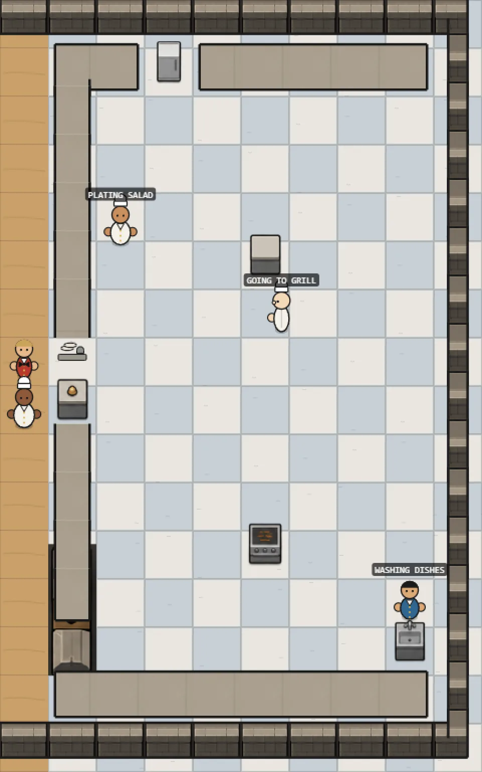 Dishes Are Carried, Not Teleported, screenshot
