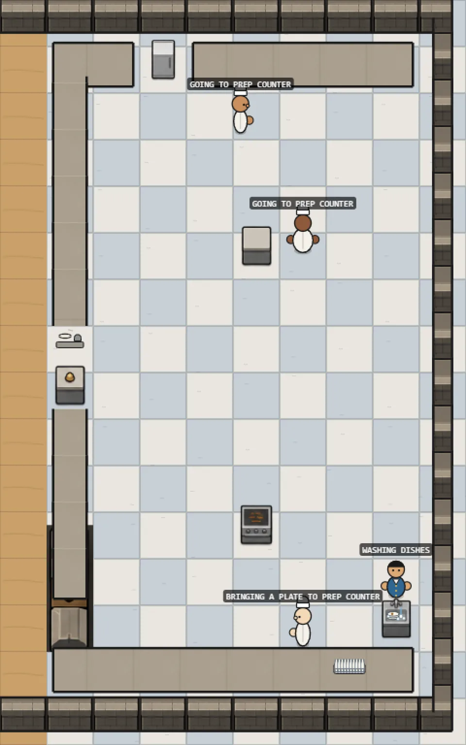 Dishes Are Carried, Not Teleported, screenshot