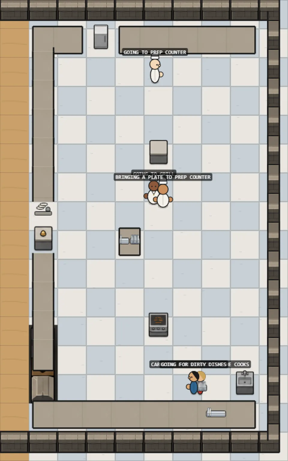 Dish Racks Go to the Cooks, screenshot