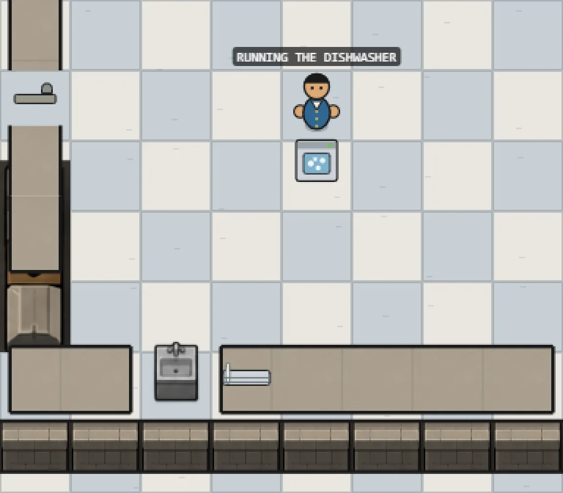 The Dishwasher Is a Machine You Place, screenshot
