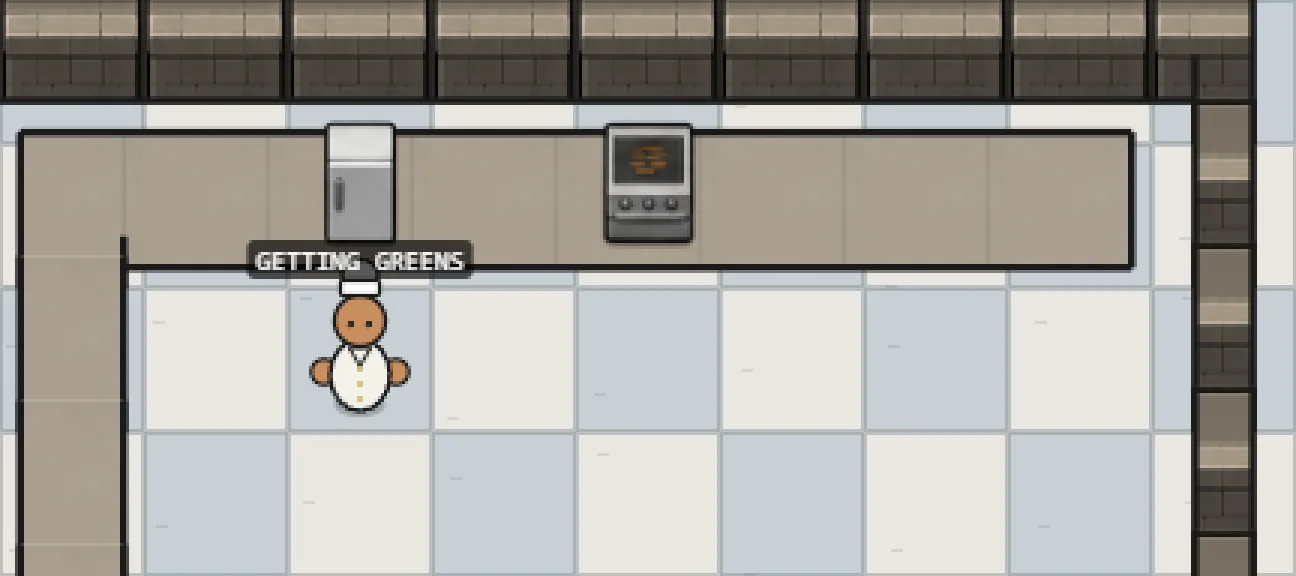 A Stove on the Cooking Line, screenshot