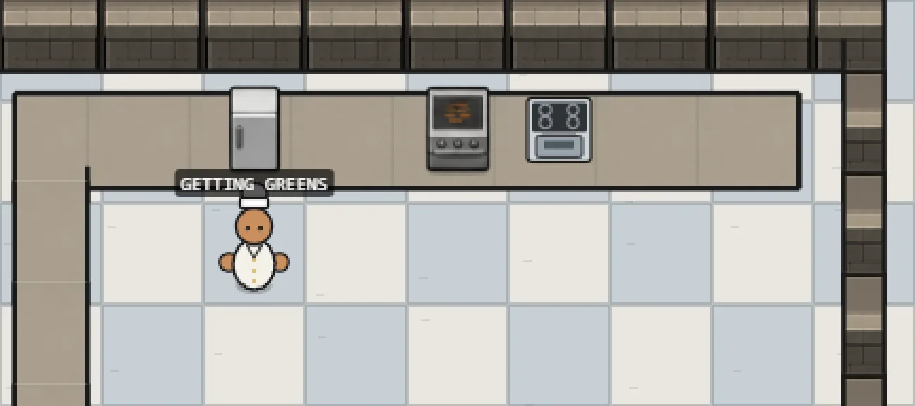 A Stove on the Cooking Line, screenshot