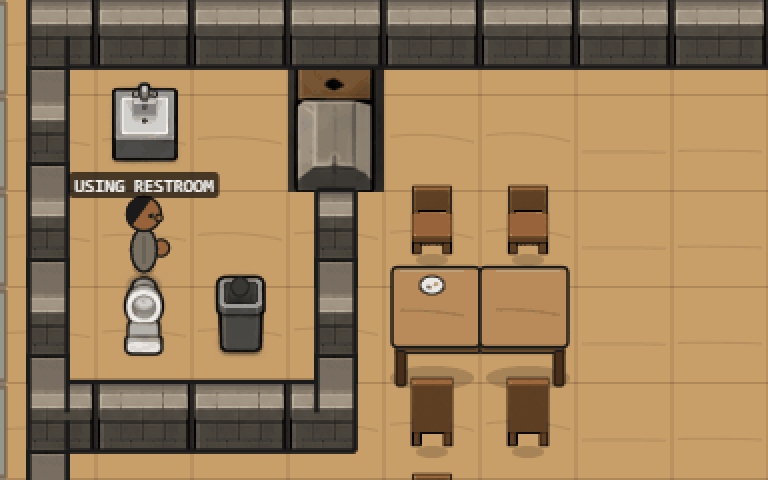 One Person in the Bathroom at a Time, screenshot