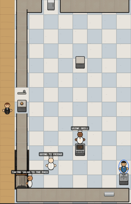 Dishes Are Carried, Not Teleported, screenshot