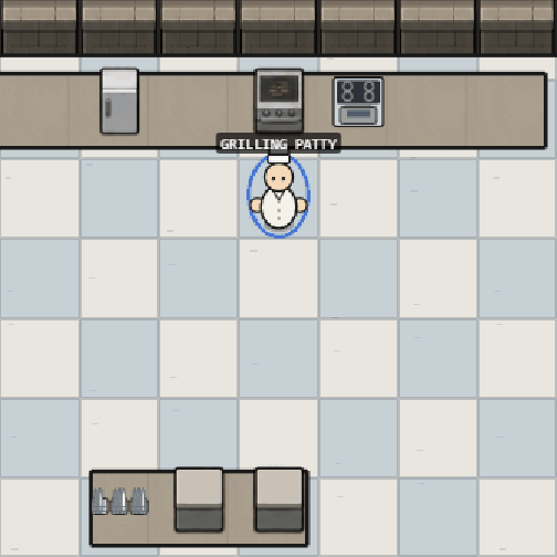 Burning, Resting Racks and Cold Food, screenshot