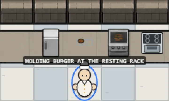 Burning, Resting Racks and Cold Food, screenshot