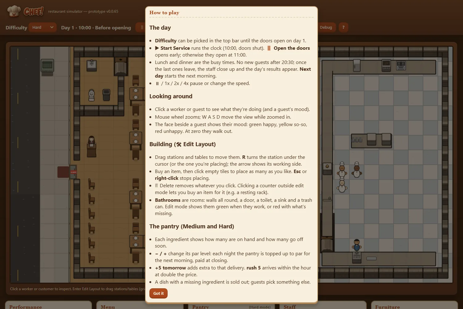 How to Play, screenshot