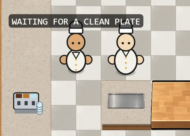 Room at the Plates, screenshot
