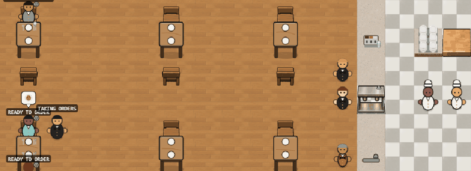 Tickets to the Kitchen, screenshot