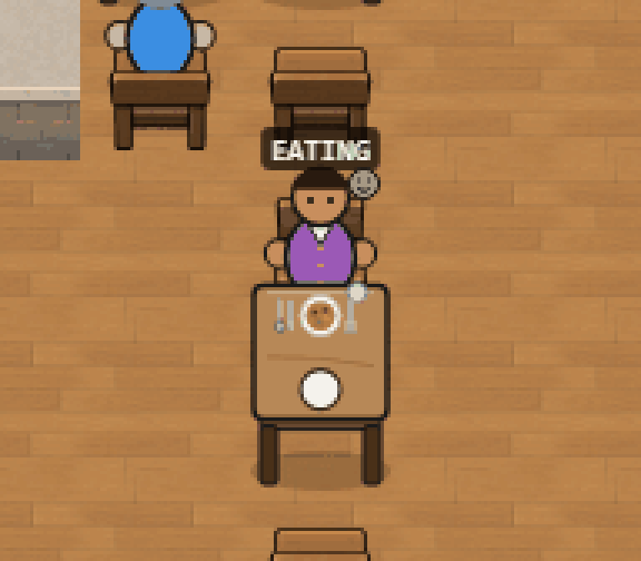 Finished Plates and Settled Chairs, screenshot