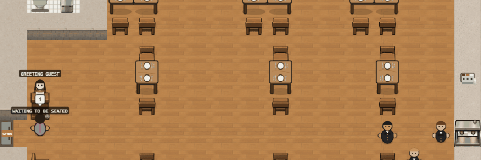 Drinks at the Table, screenshot