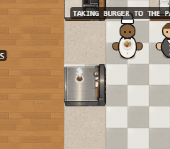 Tables, a Sign, and Less Clutter, screenshot