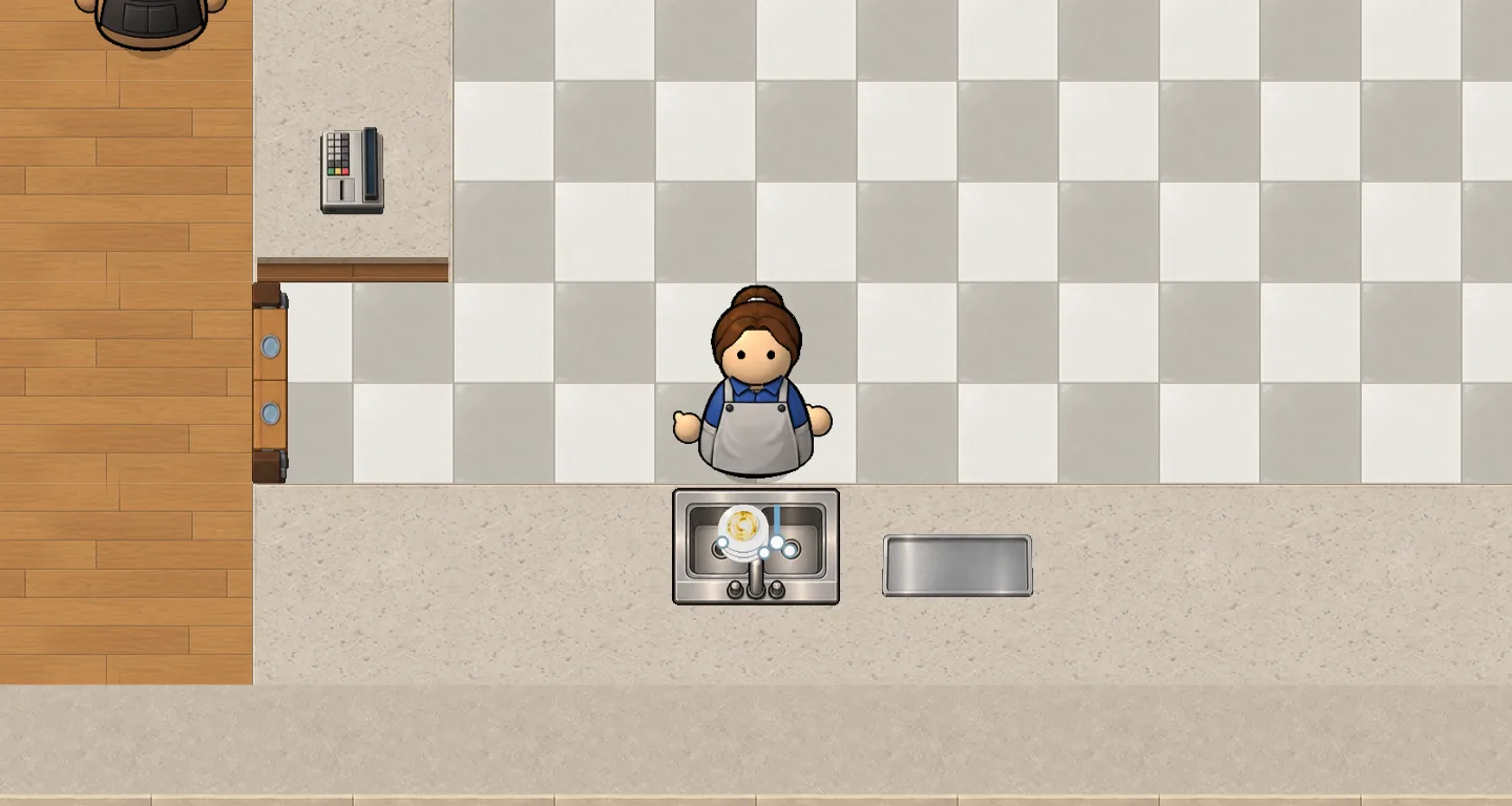 At the Sink, screenshot