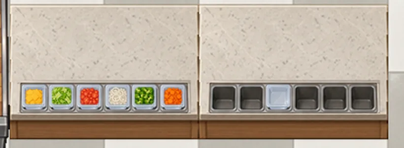 Filled Mise Containers, screenshot