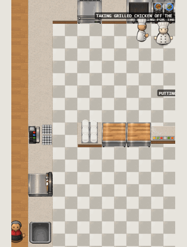 Pots to the Dish Pit, screenshot