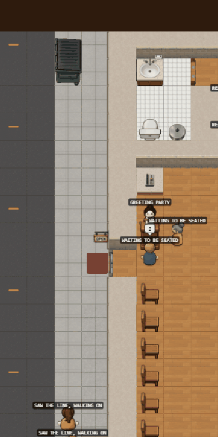 Walking On Past a Line, screenshot