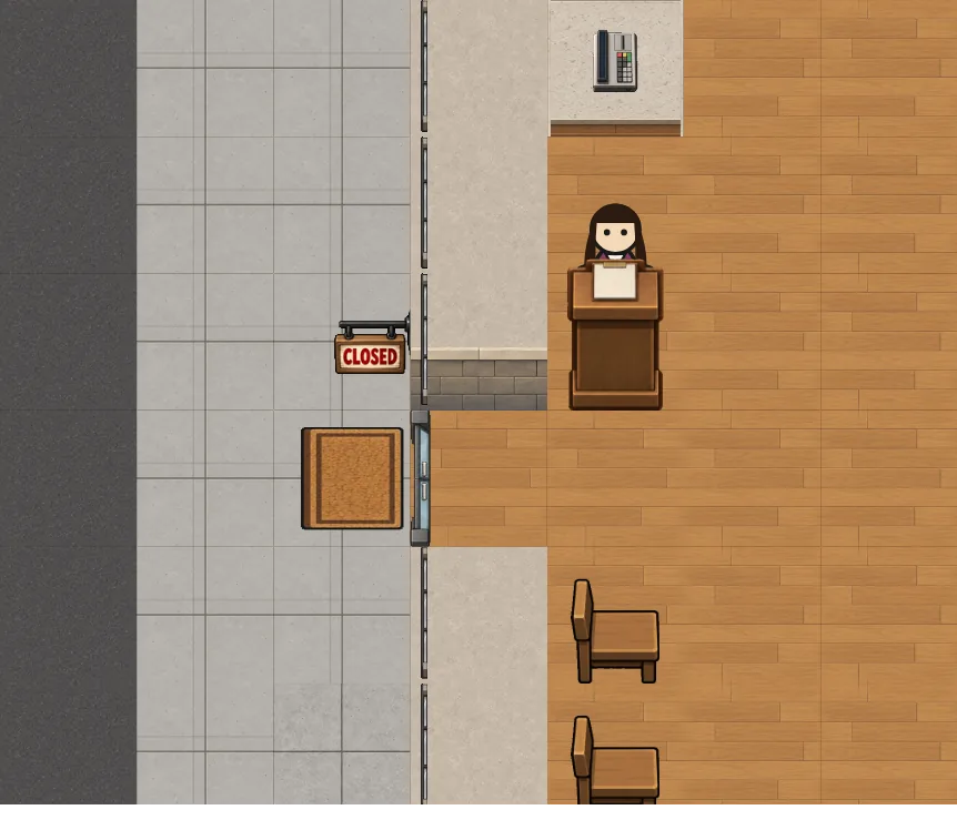 Towels, Windows and a Welcome Mat, screenshot
