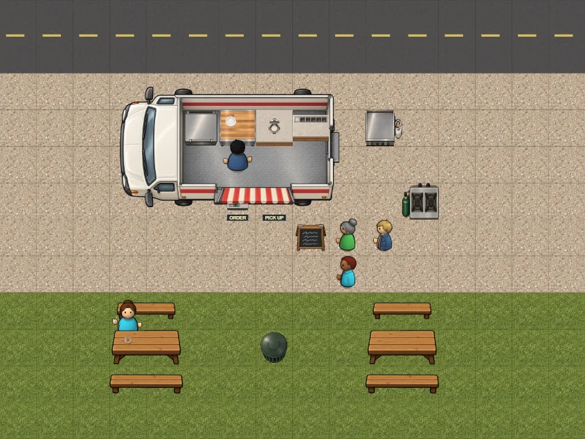 The Lot Gets Its Art, screenshot