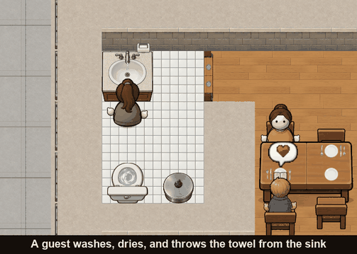 Towels, Windows and a Welcome Mat, screenshot