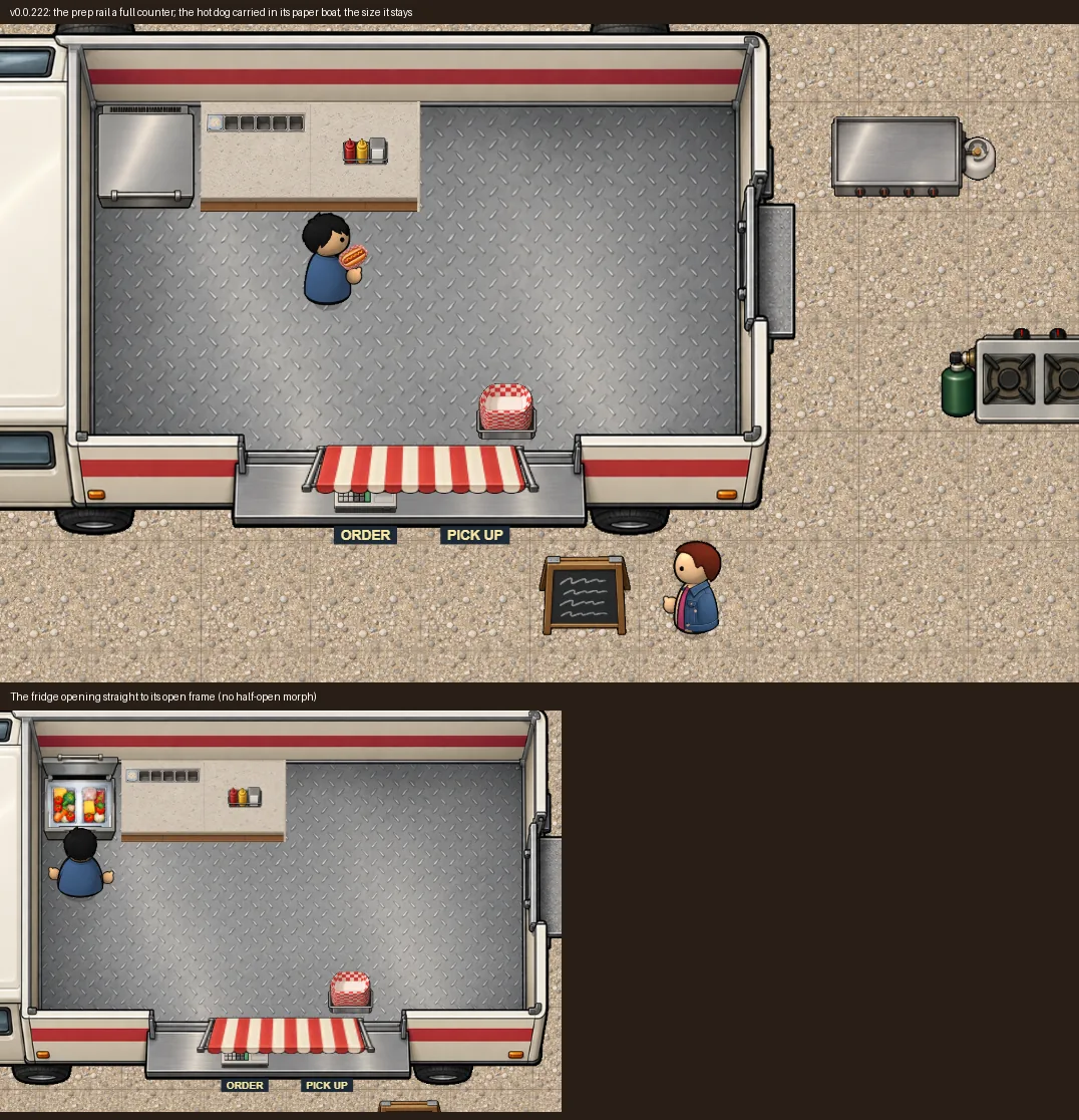 Full-Size Prep Rail, and a Hot Dog That Stays Its Size, screenshot