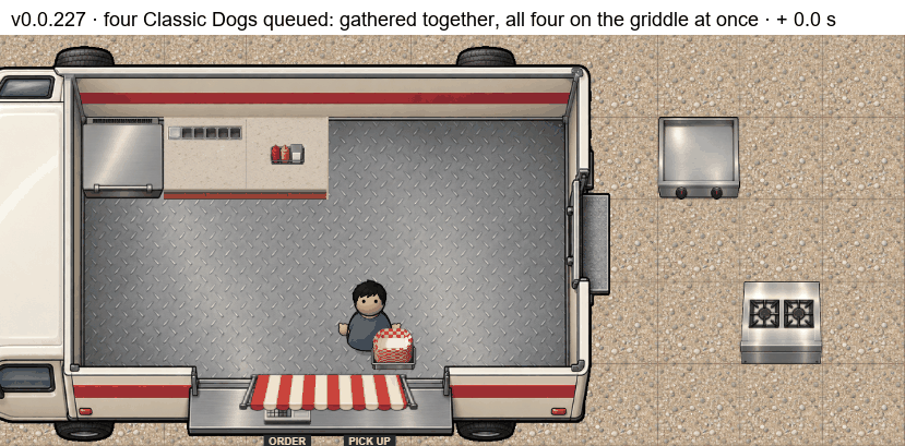 The Truck Cook Grills Four at Once, screenshot