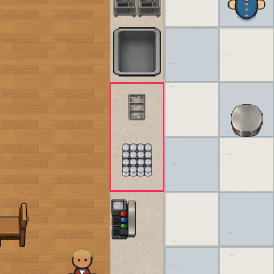 Clean Glasses Off the Drink Machine, screenshot
