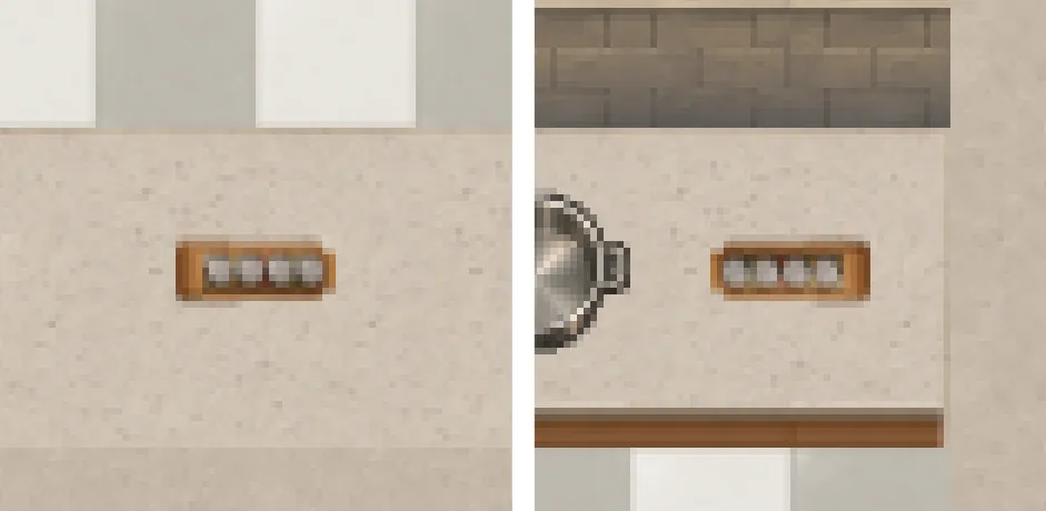 Spice Rack Seen From Above, screenshot