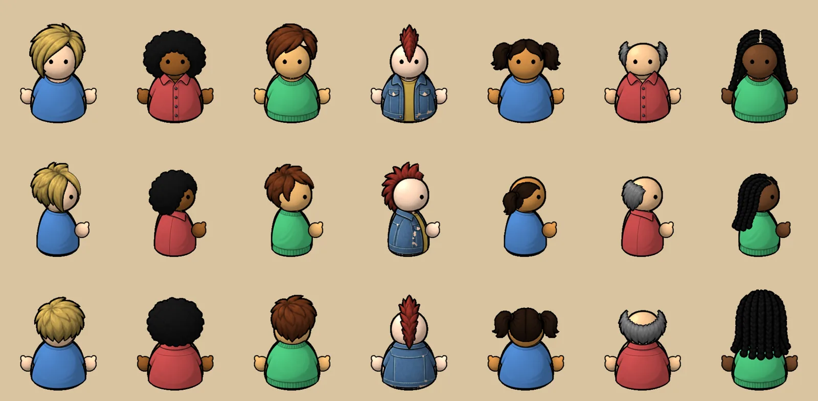Seven New Haircuts, screenshot