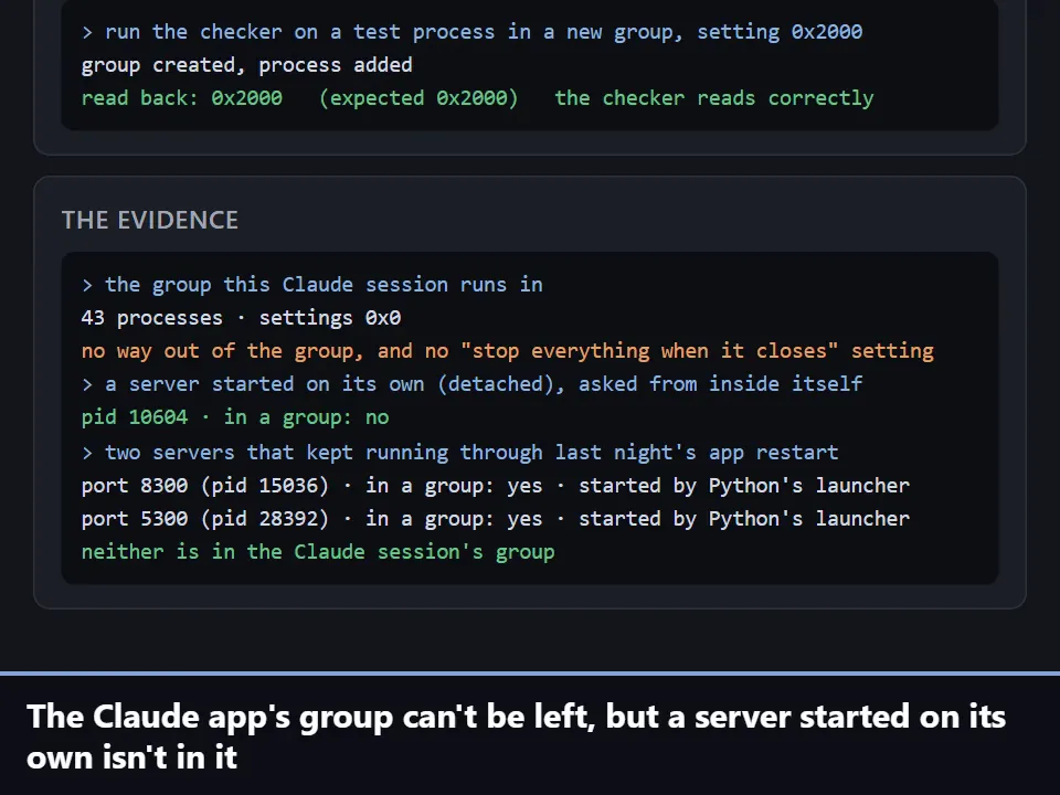 Why do the studio's servers stop? Checking an explanation before anyone builds on it, screenshot