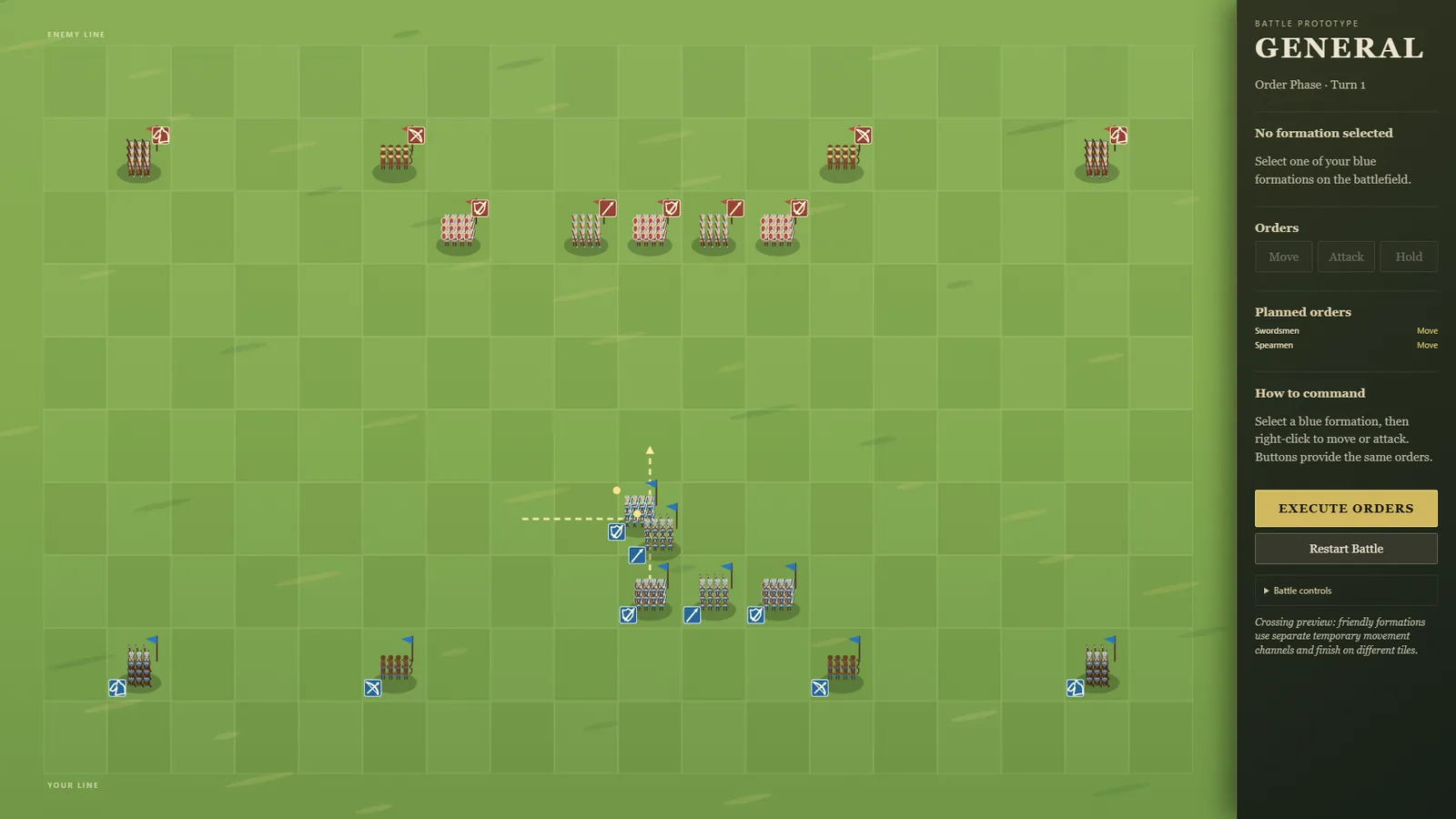 Formation March Cycles, screenshot