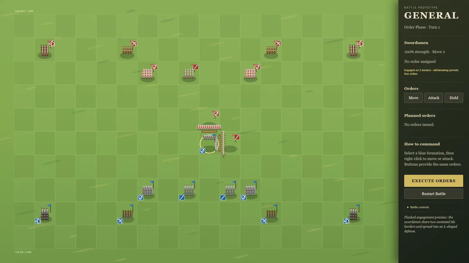 Multi-border Engagement Formations, screenshot