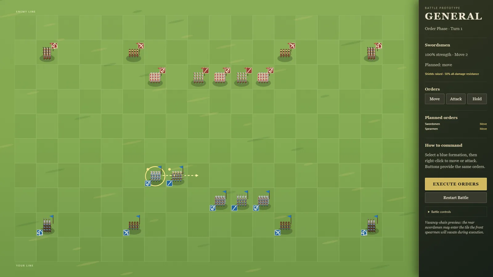 Simultaneous Tile Vacancies, screenshot