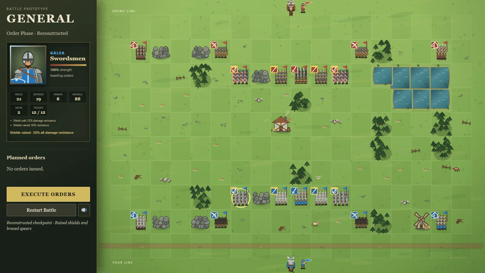 Formation Detail and Stance Readability, screenshot