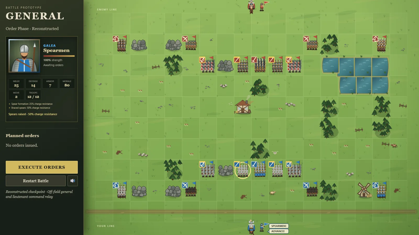 Off-Field Command Vignette, screenshot