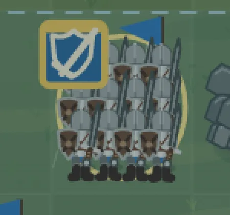 Galean Swordsmen Sprite Art: Idle and North Walk, screenshot