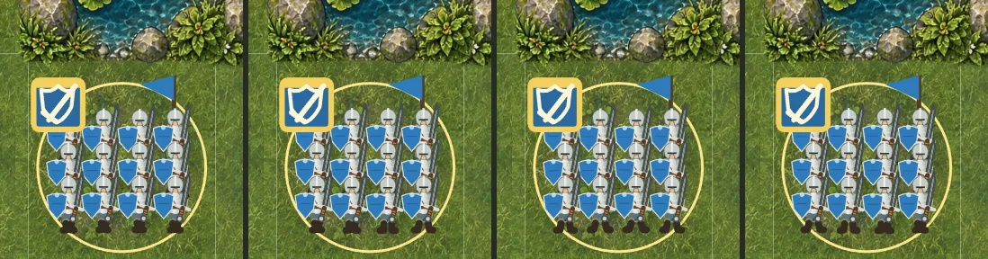 Galean Swordsmen March South, and Formations Face Where They're Going, screenshot