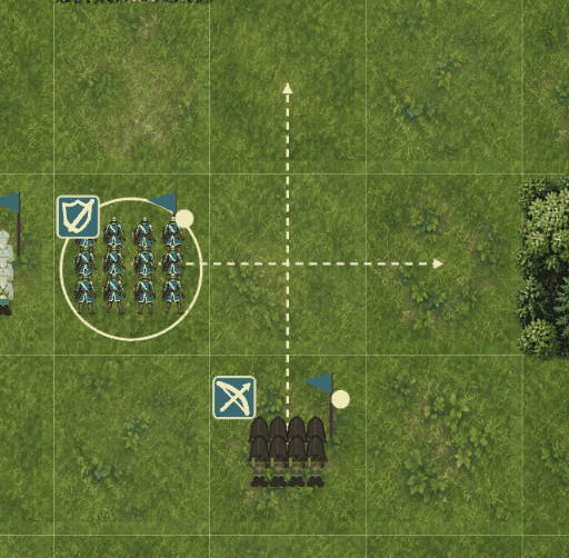 Friendly Formation Crossing, screenshot