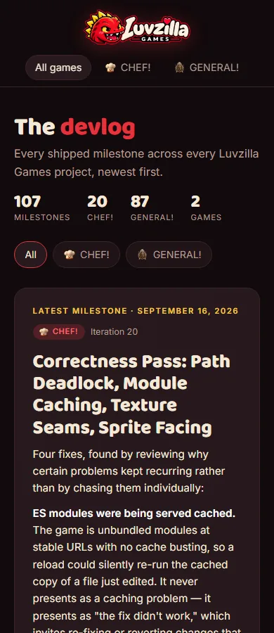 Centered header with the horizontal studio lockup, screenshot