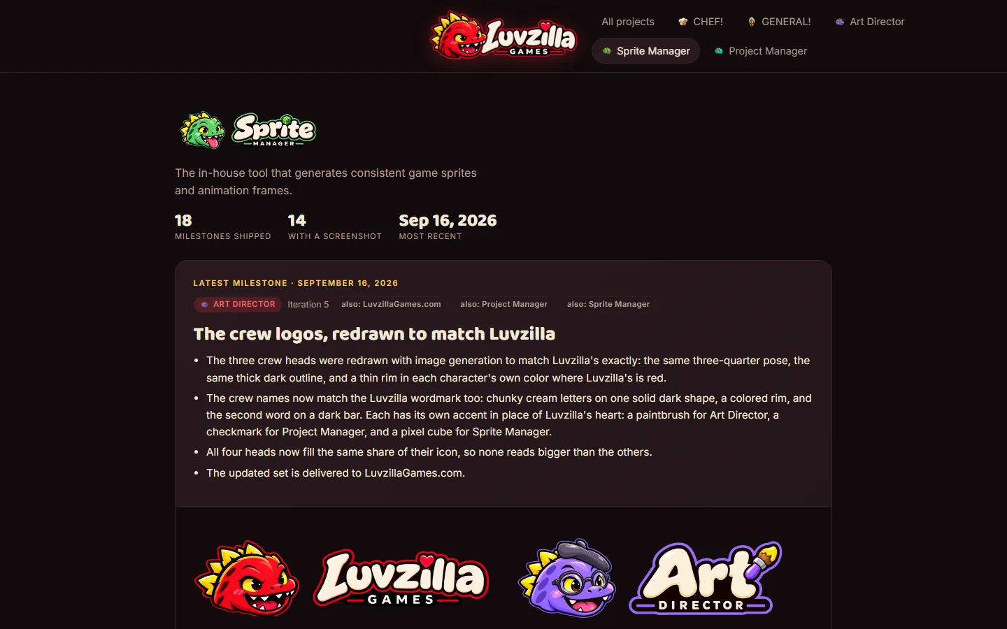 Every feed wears its brand: the Art Director's logo kit is live, screenshot