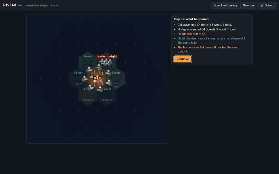 Choose where to go, screenshot