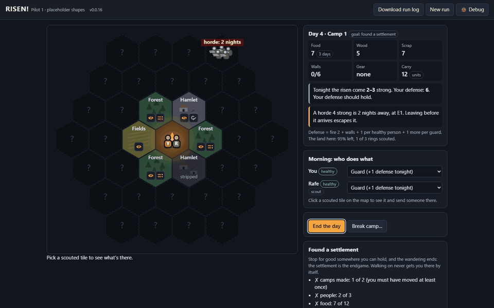 The wheelbarrow: more to carry, slower roads, screenshot