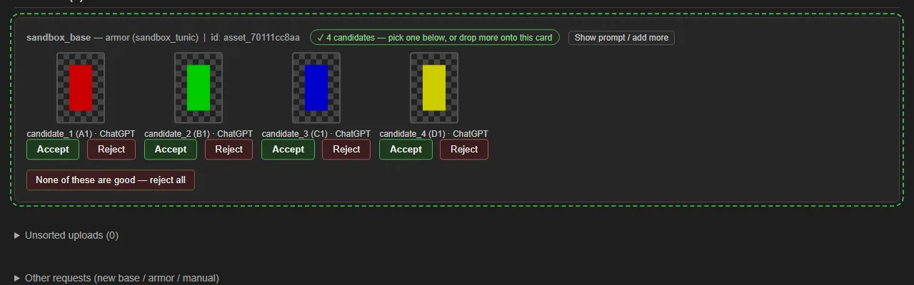 Drop several images, one after another (v0.17.1), screenshot