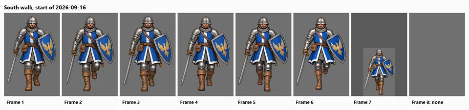 The Galean walk, before and after today, screenshot