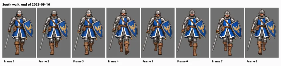 The Galean walk, before and after today, screenshot