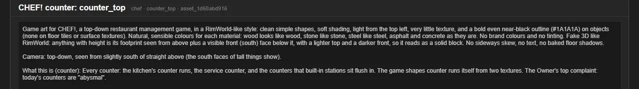 Every prompt says which sprite it is (v0.26.0), screenshot